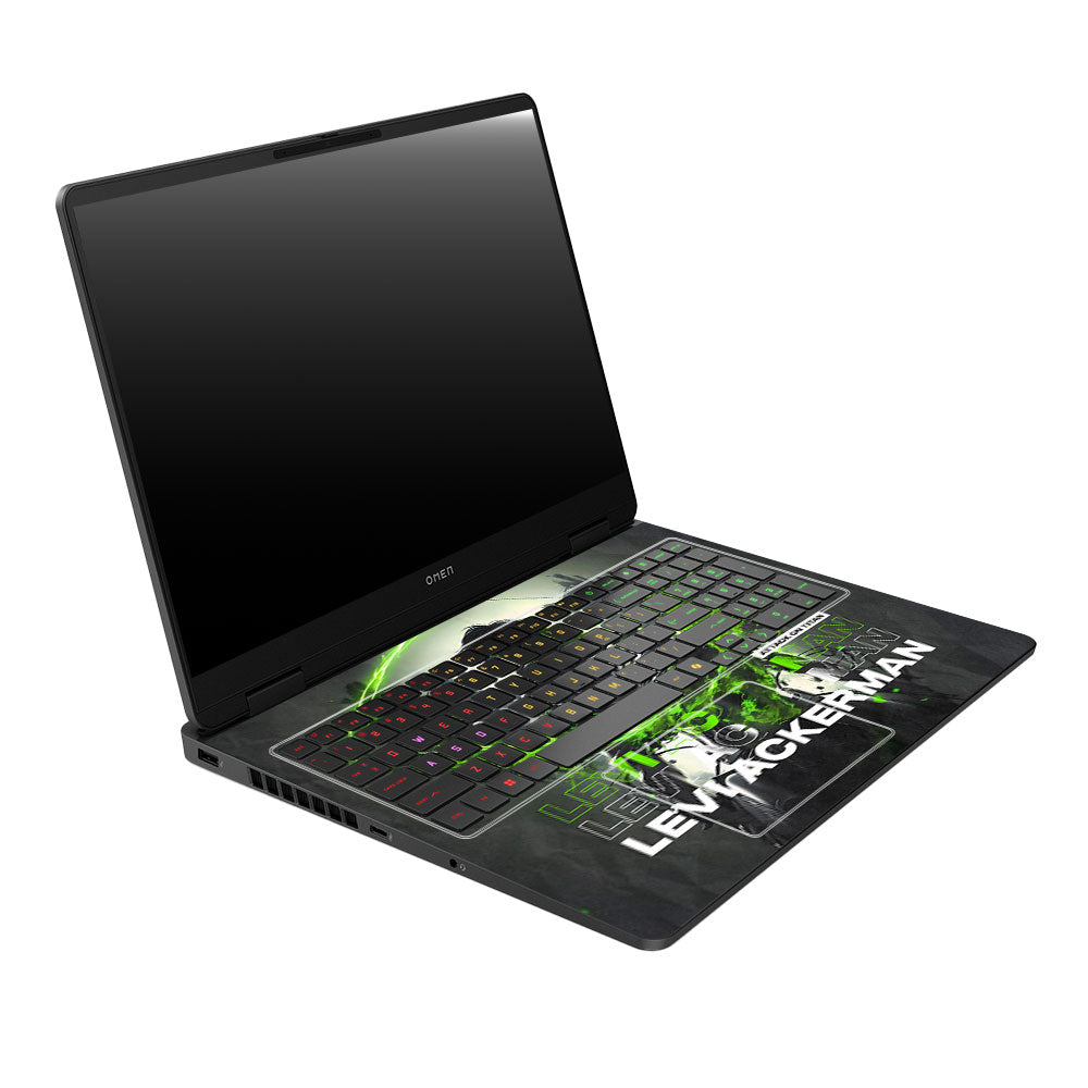Levi Ackerman Neon Fury HP Omen Gaming 16 2025, 2026 Laptop Skin