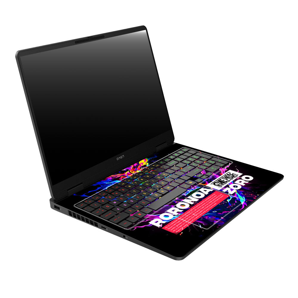 Zoro with Neon Flames HP Omen Gaming 16 2025, 2026 Laptop Skin