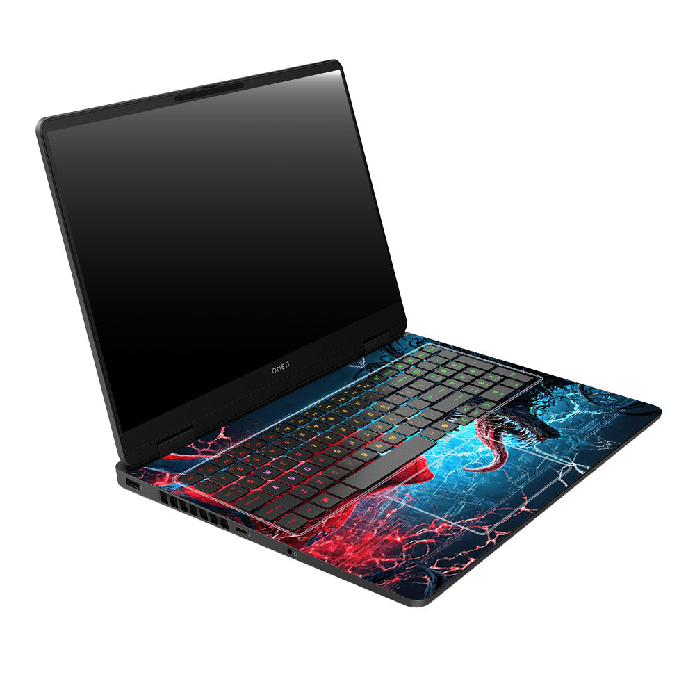 Spiderman vs Venom Showdown HP Omen Gaming 16 2025, 2026 3D Laptop Skin