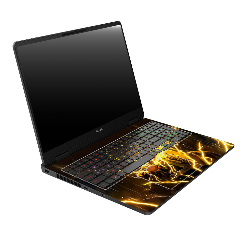 Thunder Soul Lightning Zenitsu HP Omen Gaming 16 2025, 2026 Laptop Skin