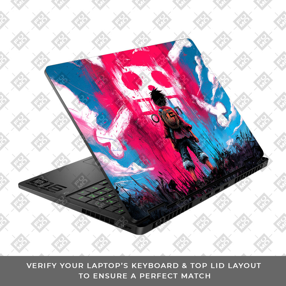 Straw Hat Graffiti One Piece HP Omen Gaming 16 2025, 2026 Laptop Skin