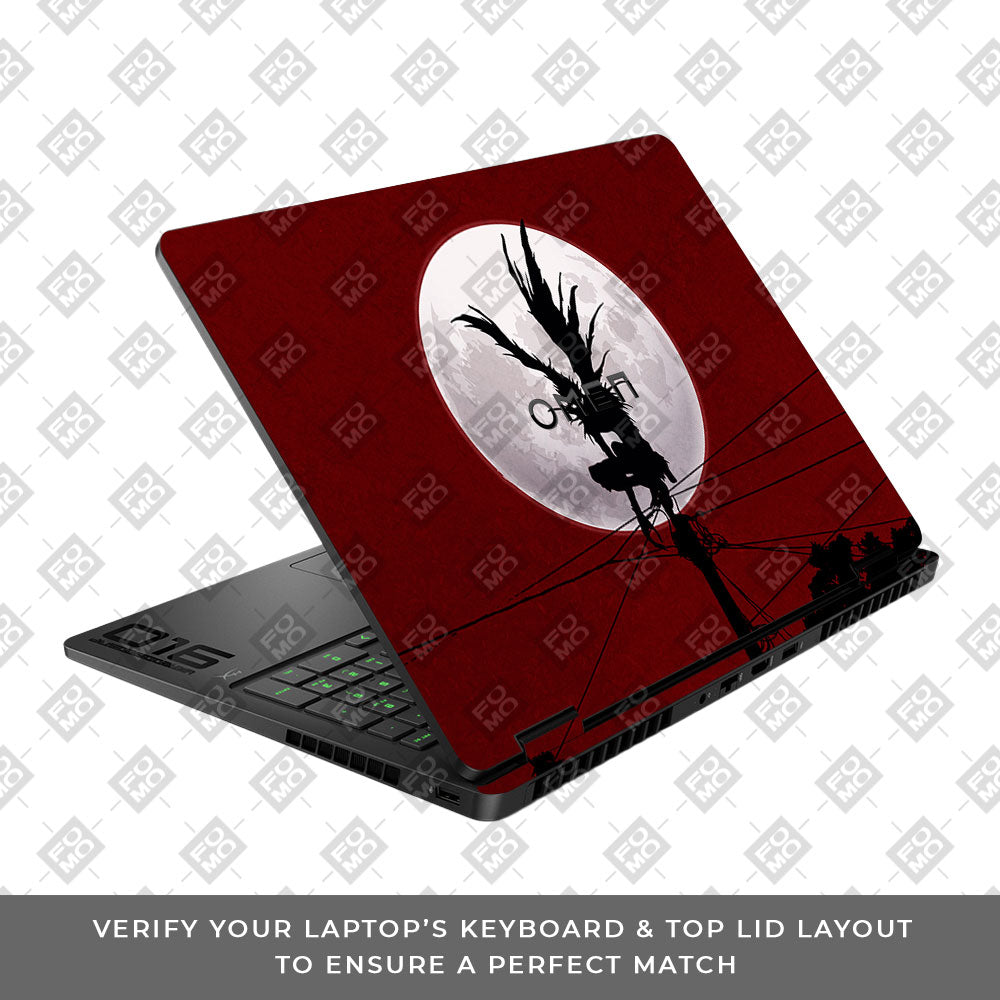 Death Note Ryuk Shinigami HP Omen Gaming 16 2025, 2026 Laptop Skin
