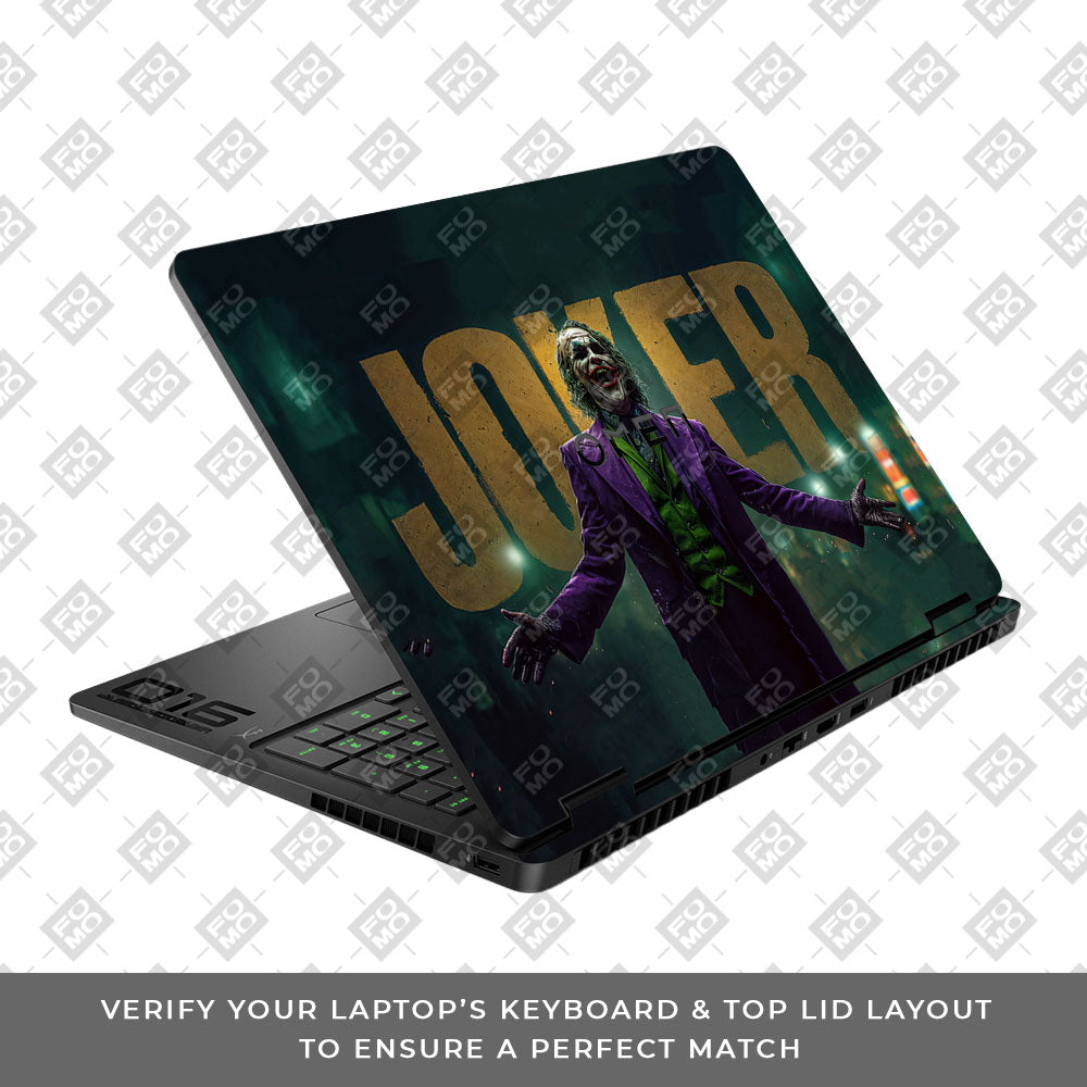 The Joker Chaos HP Omen Gaming 16 2025, 2026 Laptop Skin