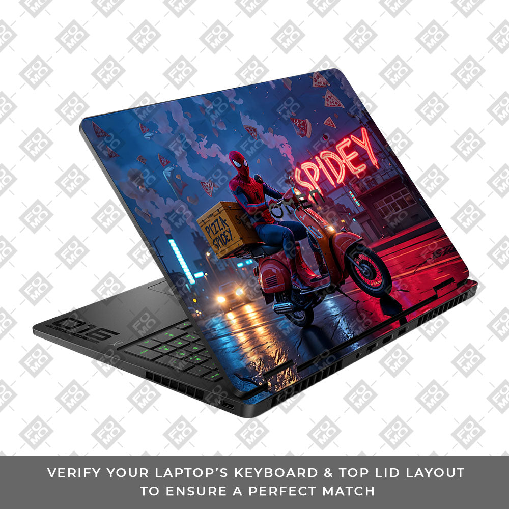 Pizza Spidey HP Omen Gaming 16 2025, 2026 Laptop Skin