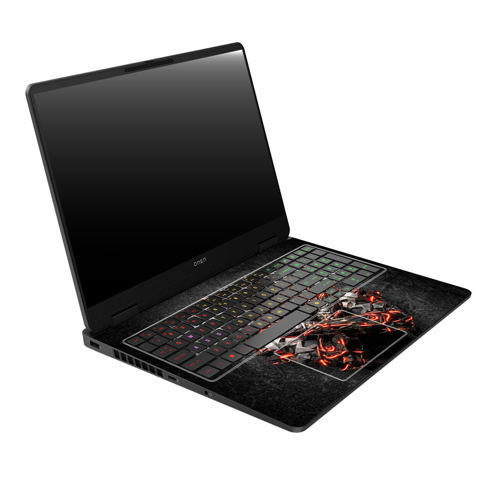 Black Panther Glowing Fury HP Omen Gaming 16 2025, 2026 Laptop Skin