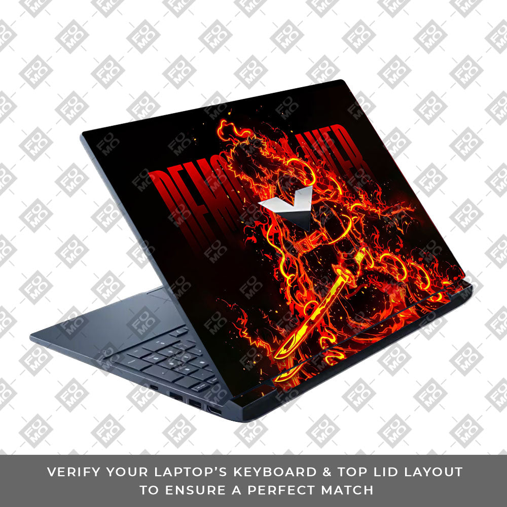 Rengoku Blazing Inferno HP Victus Laptop Skin