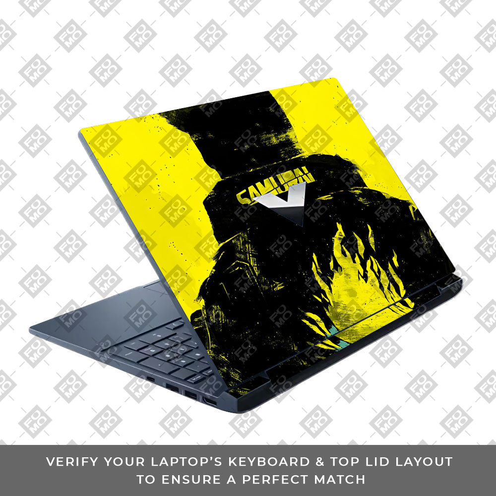 Backlit SAMURAI Jacket HP Victus Laptop Skin