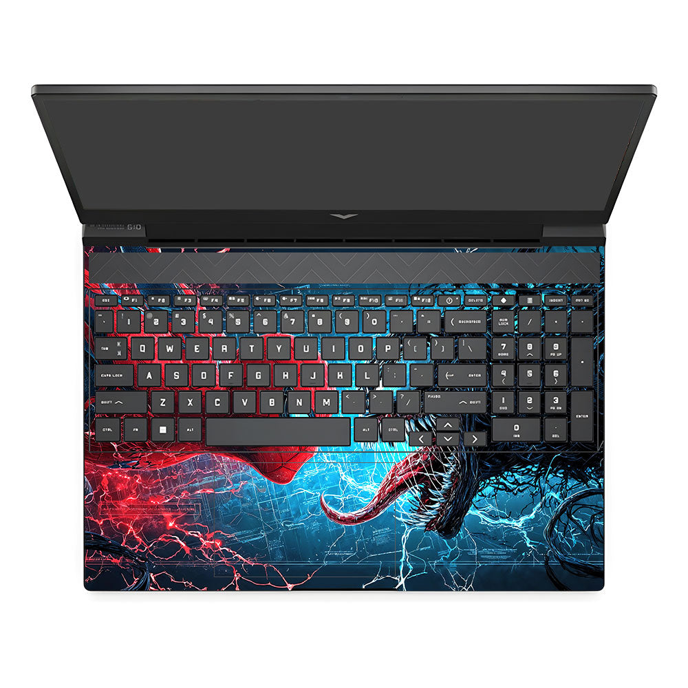 Spiderman vs Venom Showdown HP Victus 3D Laptop Skin