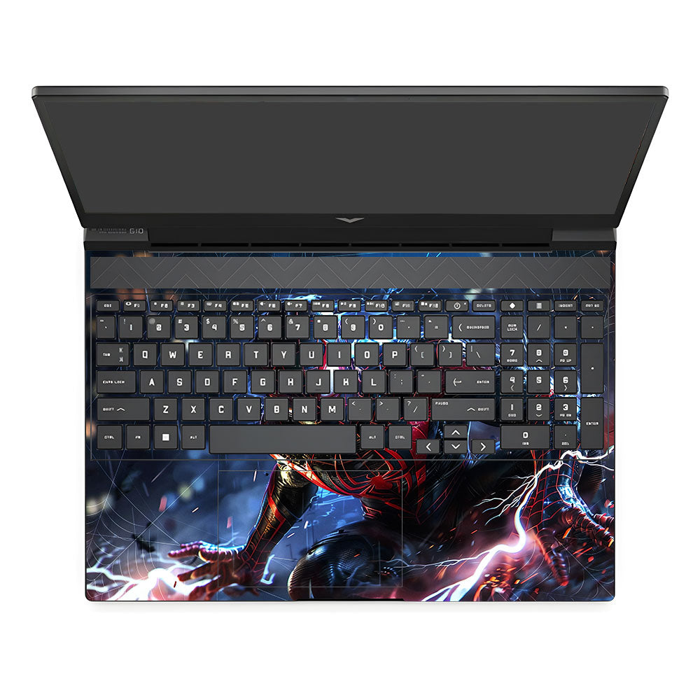 Miles Morales Shockwave HP Victus 3D Laptop Skin