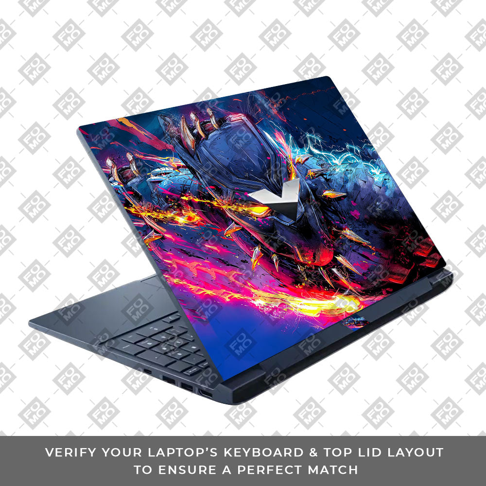 Vibranium Fury Wakandan Charge HP Victus Laptop Skin