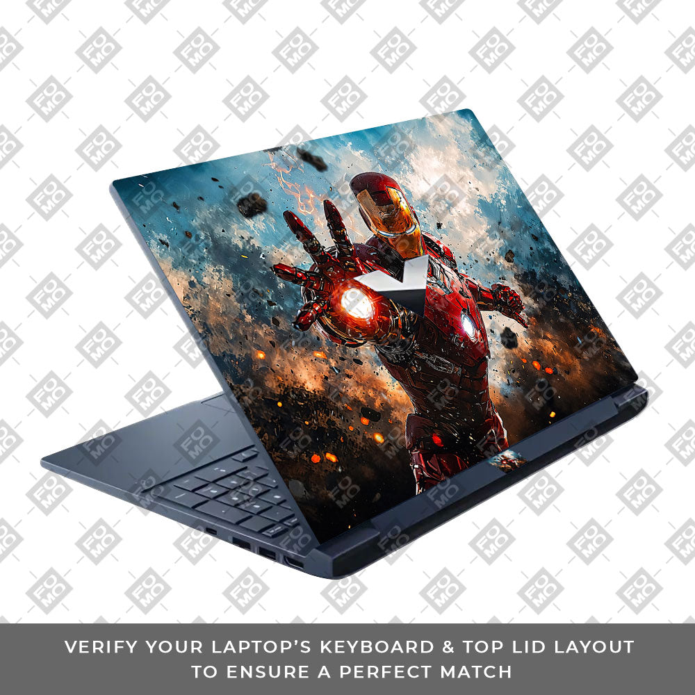 Iron Imapct The Arc Reactor HP Victus Laptop Skin