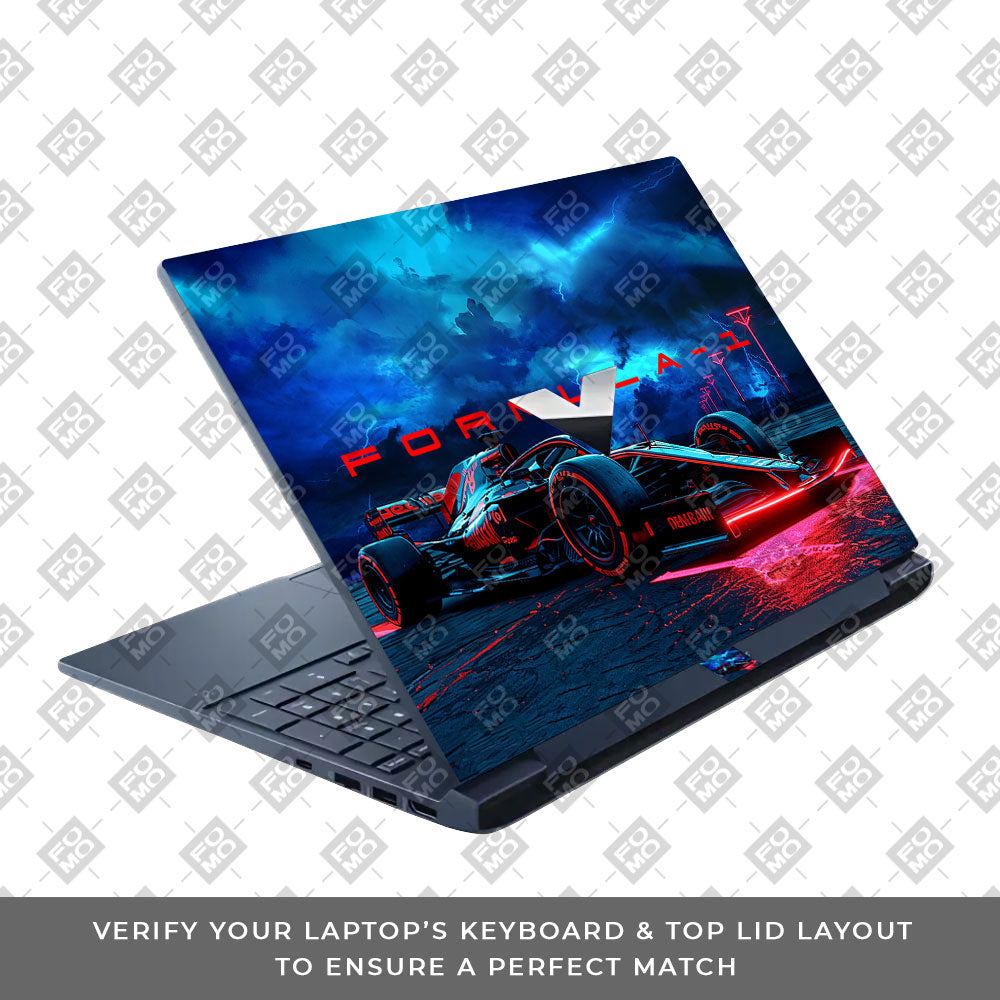 Fututristic Formula 1 HP Victus Laptop Skin