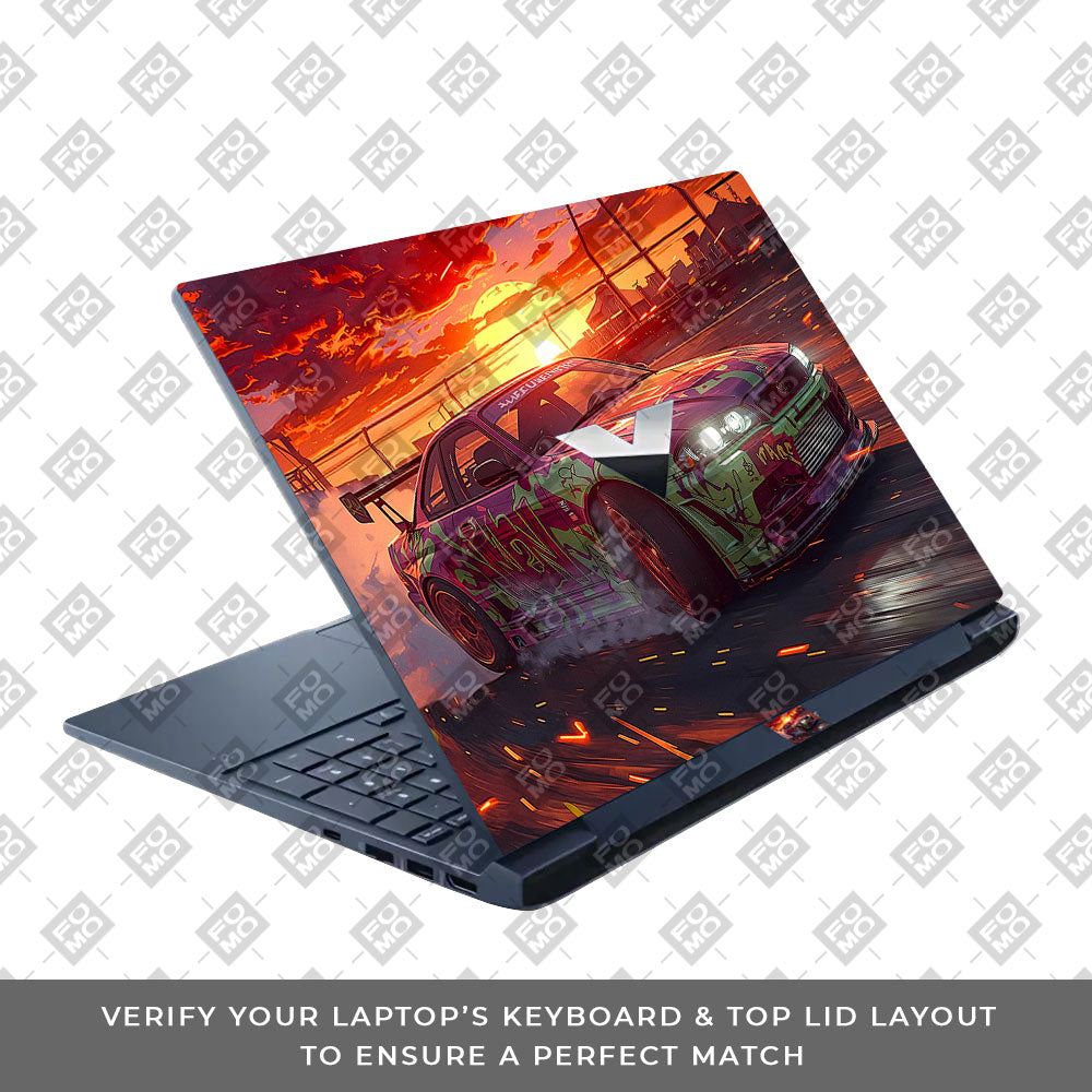 Tokyo Drift Vibes HP Victus Laptop Skin