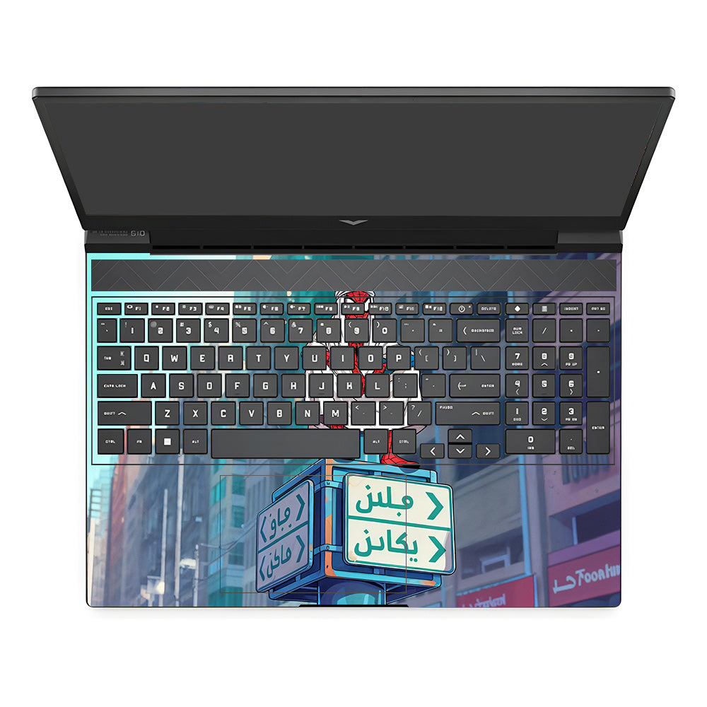 Arabian Spider Man HP Victus Laptop Skin