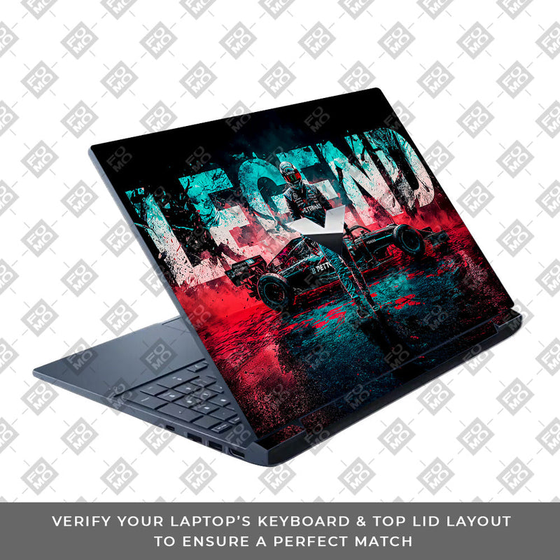 F1 Legend Racer HP Victus Laptop Skin