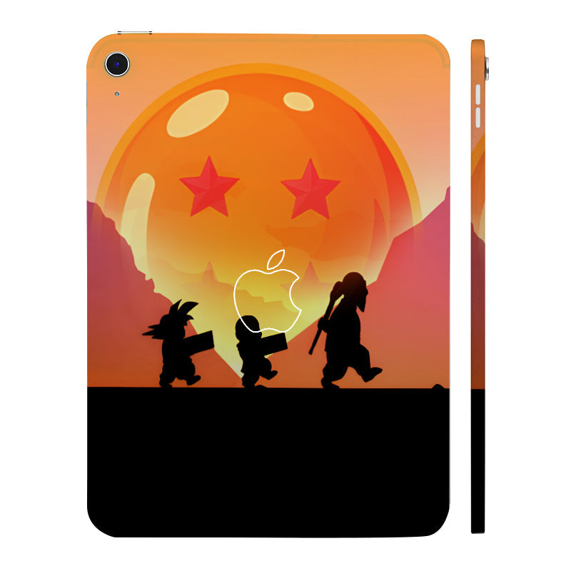 Apple iPad 10th Gen 2022 Goku, Krillin & Roshi Anime Tablet Skins