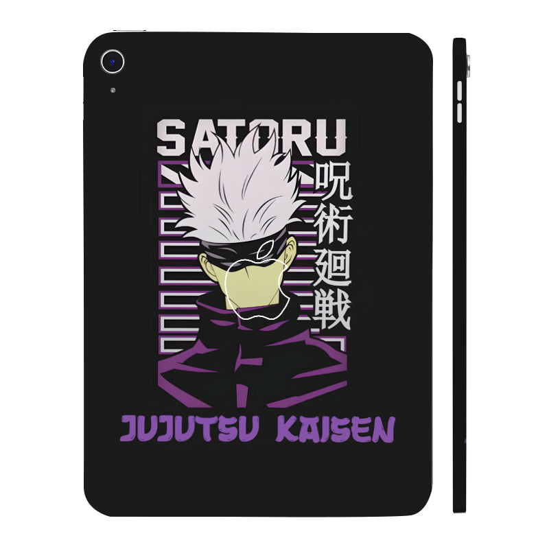 Apple iPad 10th Gen 2022 Satoru from Jujutsu Kaisen Anime Tablet Skins