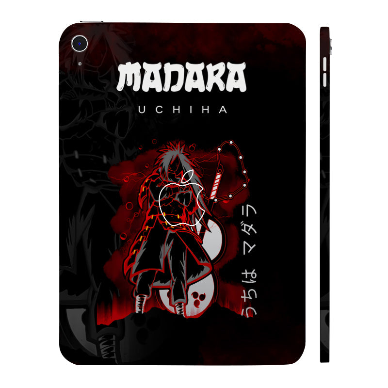 Apple iPad 10th Gen 2022 Madara Uchiha Anime Tablet Skins