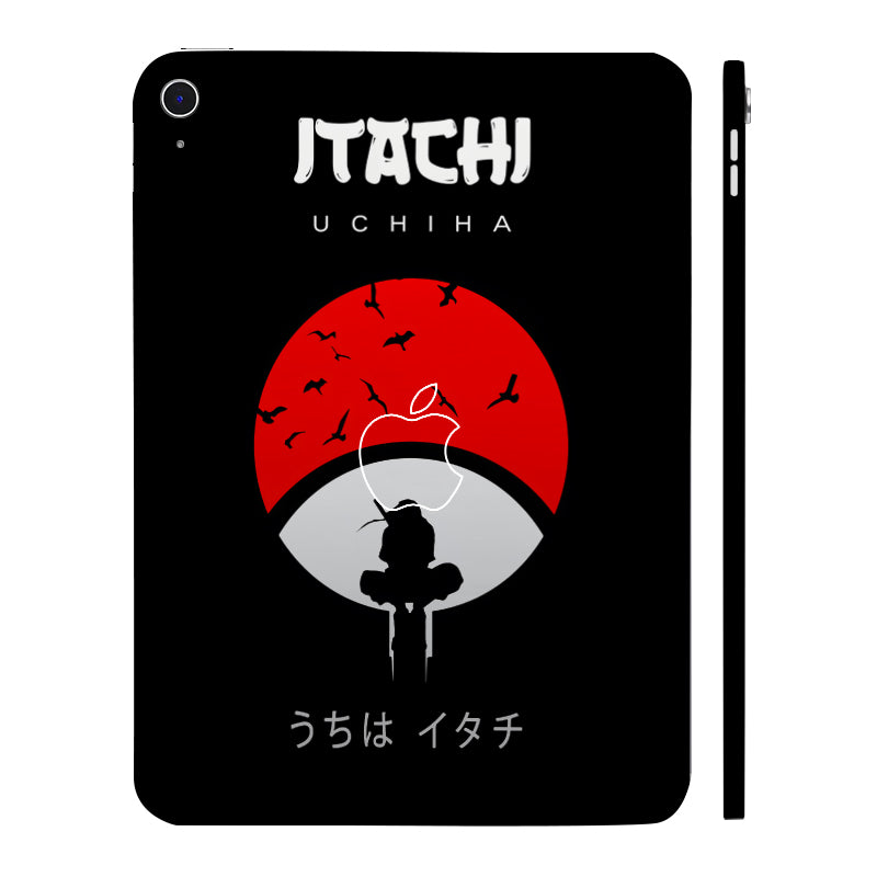 Apple iPad 10th Gen 2022 Itachi Uchiha The Clan Killer Anime Tablet Skins