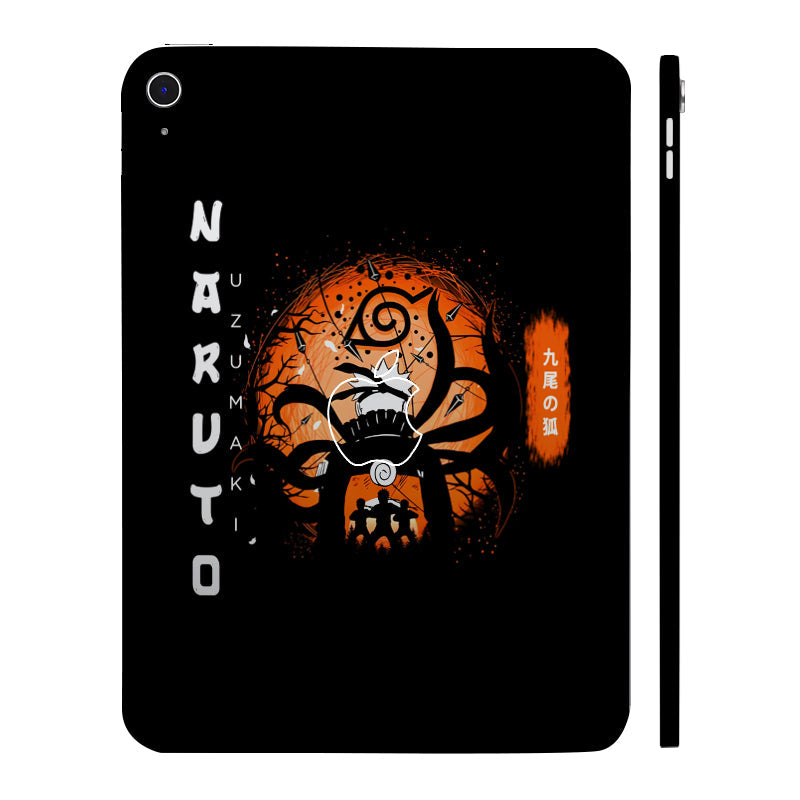 Apple iPad 10th Gen 2022 Kyuubi No Kitsune Naruto Uzumaki Anime Tablet Skins