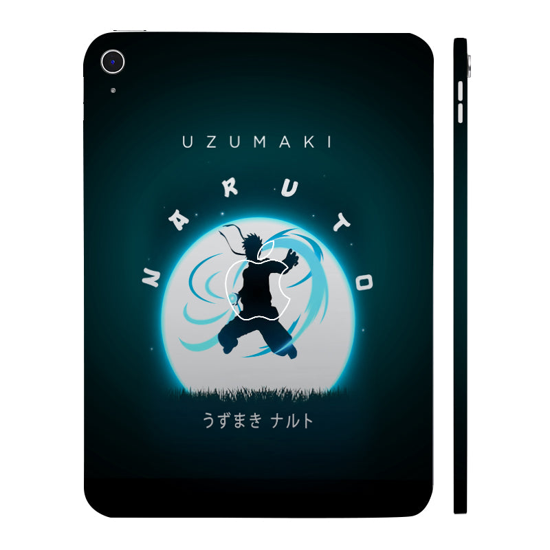 Apple iPad 10th Gen 2022 Uzumaki Naruto Rasen Shuriken Anime Tablet Skins