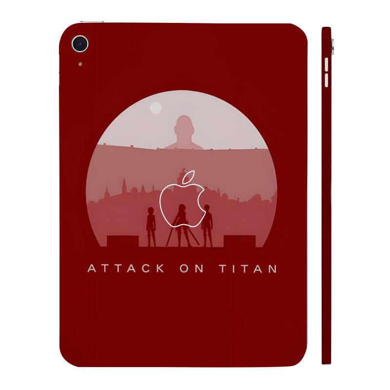 Apple iPad 10th Gen 2022 Attack On Titan Anime Tablet Skins
