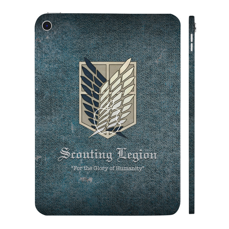 Apple iPad 10th Gen 2022 Scouting Legion AOT Anime Tablet Skins