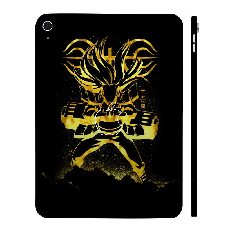 Apple iPad 10th Gen 2022 Hashirama Senju in Golden Splendor Anime Tablet Skins