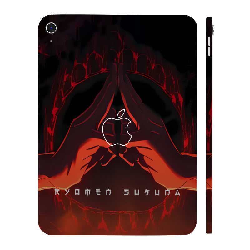 Apple iPad 10th Gen 2022 Ryomen Sukuna JJK Anime Tablet Skins
