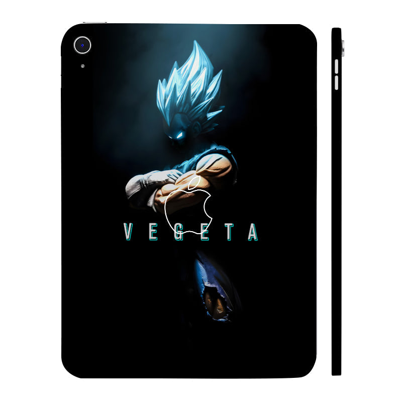 Apple iPad 10th Gen 2022 DBZ Vegeta Anime Tablet Skins