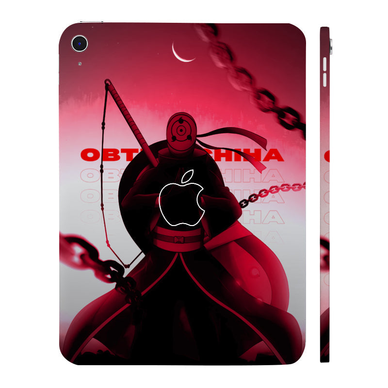 Apple iPad 10th Gen 2022 Obito Uchiha Anime Tablet Skins