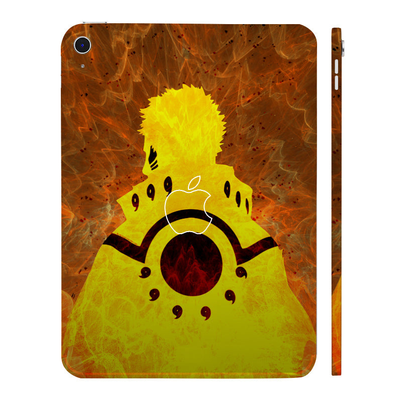 Apple iPad 10th Gen 2022 Naruto Six Paths Sage Mode Anime Tablet Skins