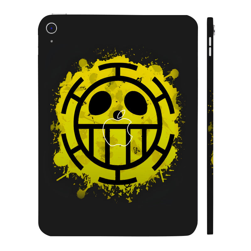 Apple iPad 10th Gen 2022 Heart Pirates Crew Logo Anime Tablet Skins