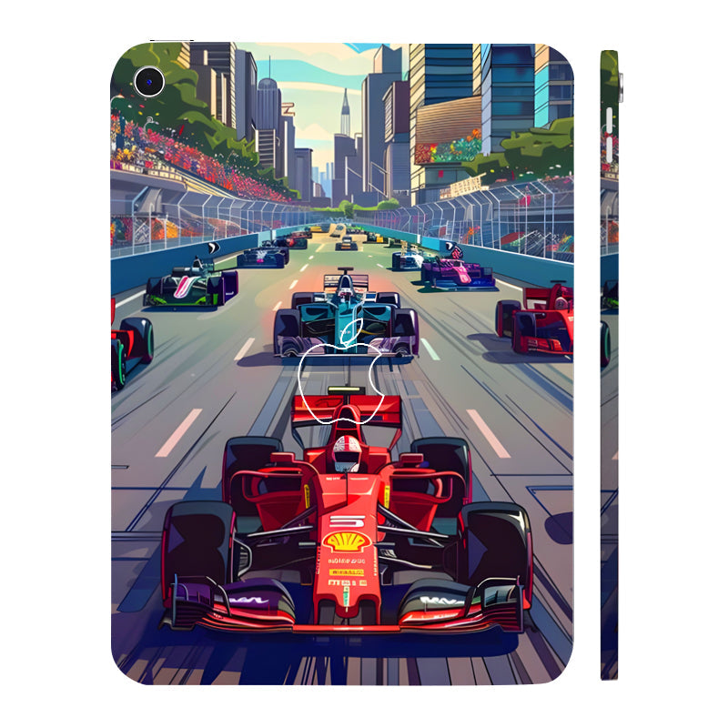 Apple iPad 11th Gen 2025 Urban Speed Cars & Bikes Tablet Skins