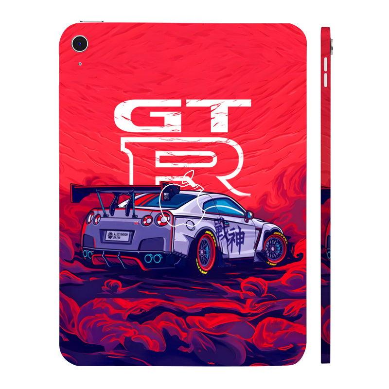 Apple iPad 11th Gen 2025 Nissan GTR Racing Edition Cars & Bikes Tablet Skins
