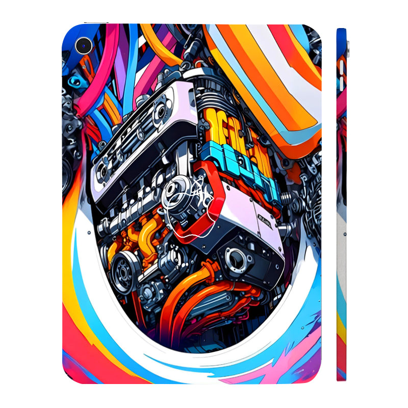Apple iPad 10th Gen 2022 Power in Motion Cars & Bikes Tablet Skins