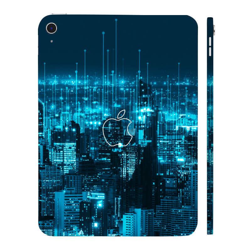 Apple iPad 11th Gen 2025 Night City View Tablet Skin