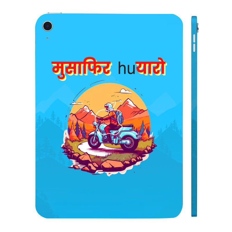 Apple iPad 10th Gen 2022 Musaafir Hu Yaaro Tablet Skins