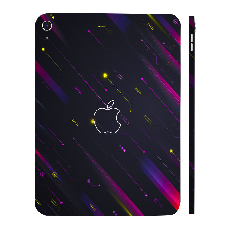 Apple iPad 10th Gen 2022 Gradient Futuristic Tablet Skins