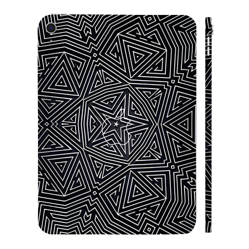 Apple iPad 11th Gen 2025 Monochrome Maze Tablet Skins