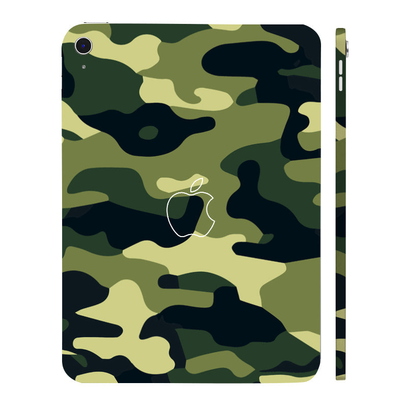 Apple iPad 10th Gen 2022 Forest Green Camo Tablet Skins