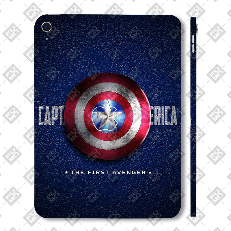 Apple iPad 10th Gen 2022 Captain America Shield Movies Tablet Skins