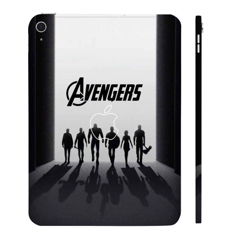 Apple iPad 11th Gen 2025 Avengers in Black Movies Tablet Skins