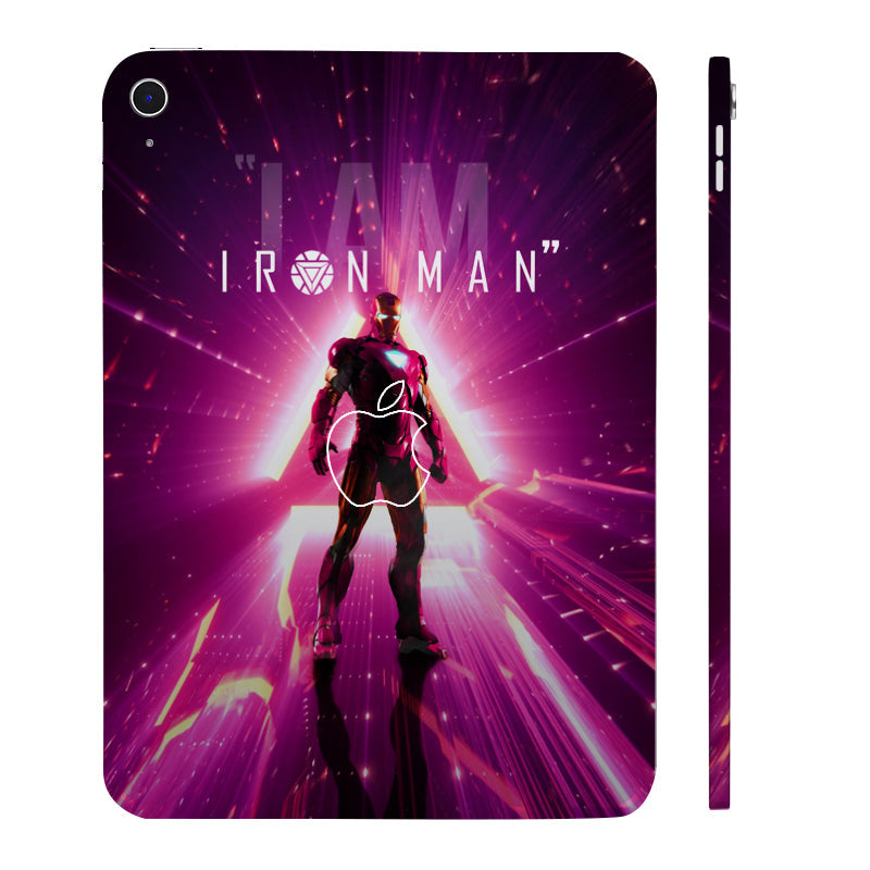 Apple iPad 10th Gen 2022 I Am Iron Man Movies Tablet Skins
