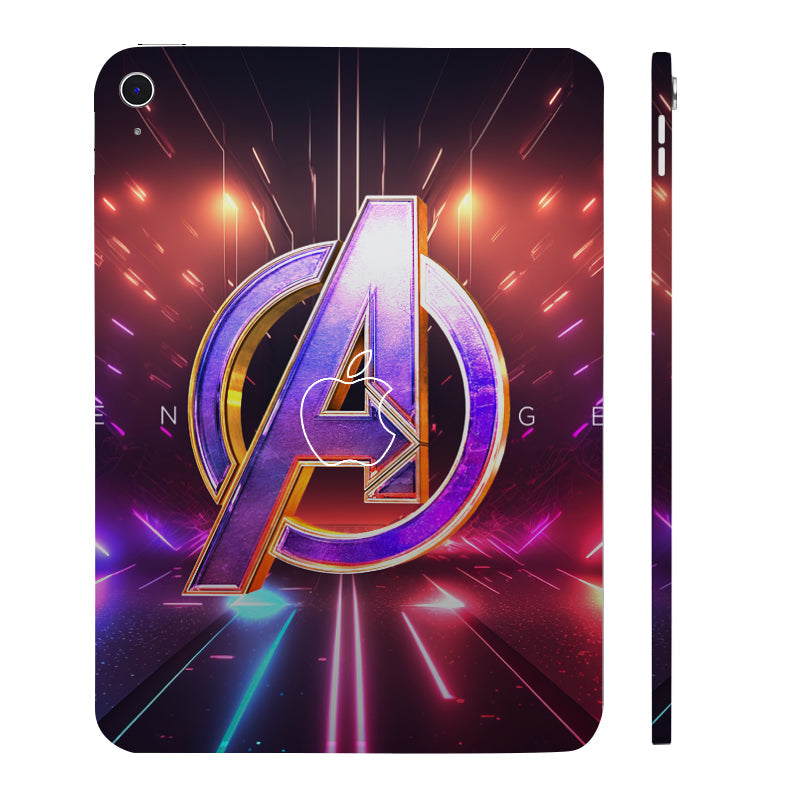 Apple iPad 10th Gen 2022 Avengers Logo Movies Tablet Skins
