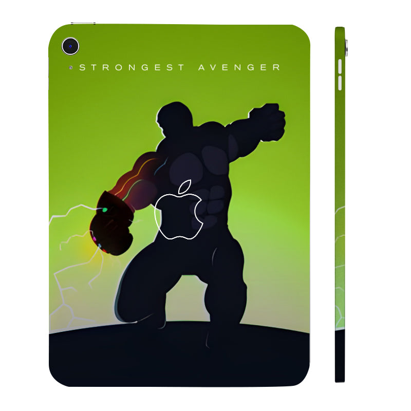 Apple iPad 10th Gen 2022 Strongest Avenger Hulk Movies Tablet Skins
