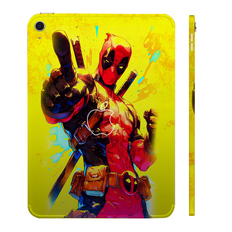 Apple iPad 10th Gen 2022 Deadpool Strikes Again Movies Tablet Skins