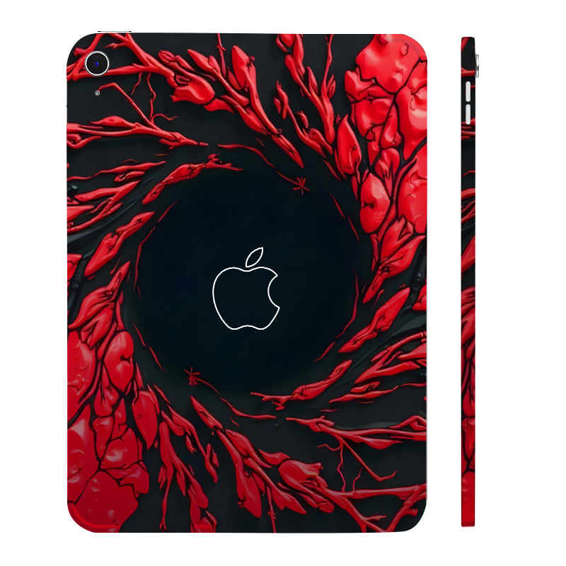 Apple iPad 10th Gen 2022 Spiderman Web Red Movies Tablet Skins