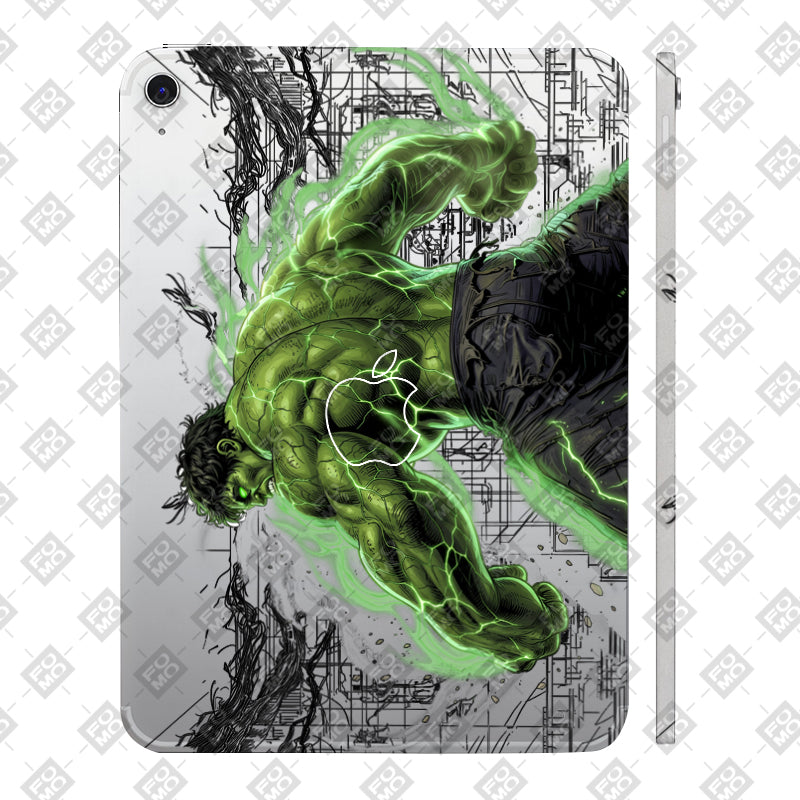 Apple iPad 10th Gen 2022 Transparent Hulk Smash Tablet Skin