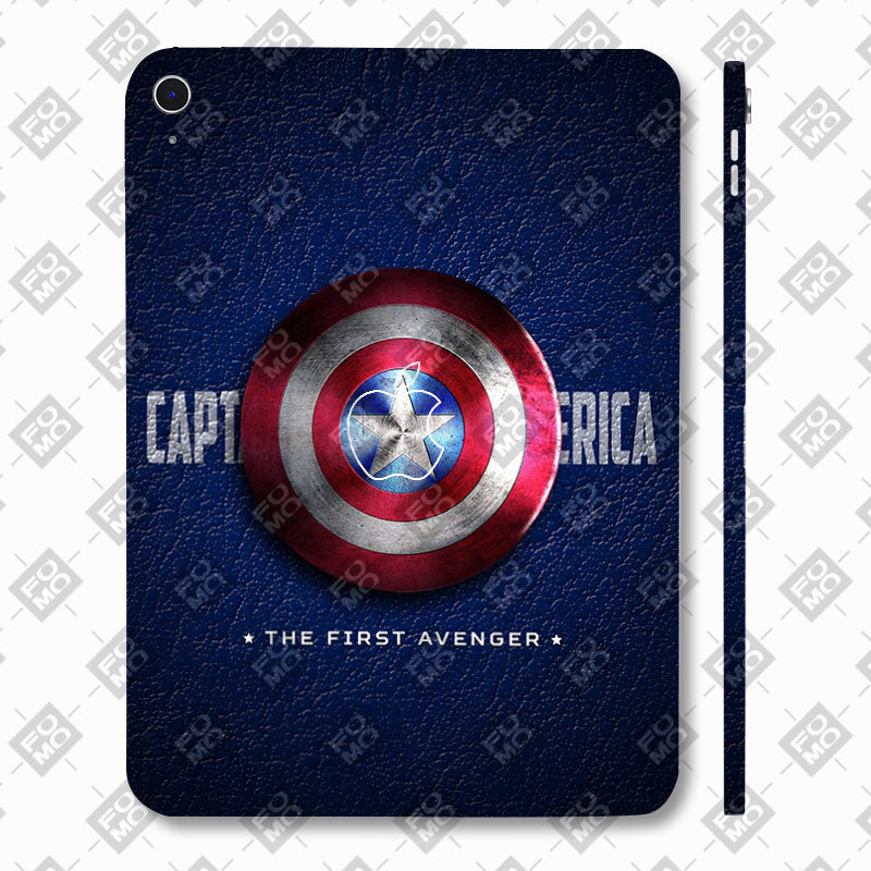 Apple iPad 11th Gen 2025 Captain America Shield Movies Tablet Skins